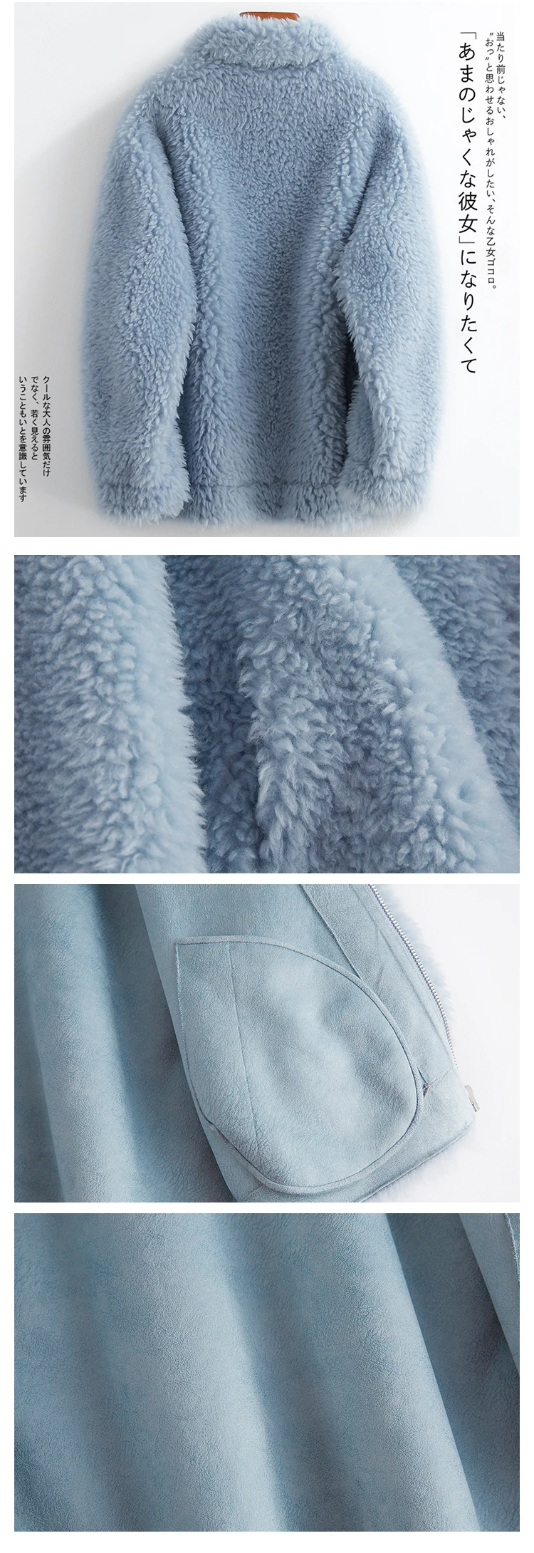 Real Fur Coat Female Short Sheep Shearing Jacket Women Winter Clothes Korean Elegant Wool Coat Fur Tops Hiver 29307