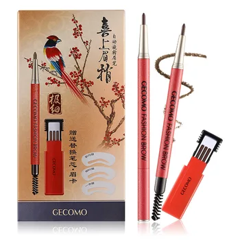 

Waterproof Microblading Pen with Refill Easy to Wear Pigment Brown Gray Waterproof Eyebrow Pencils Kit Make Up Cosmetics