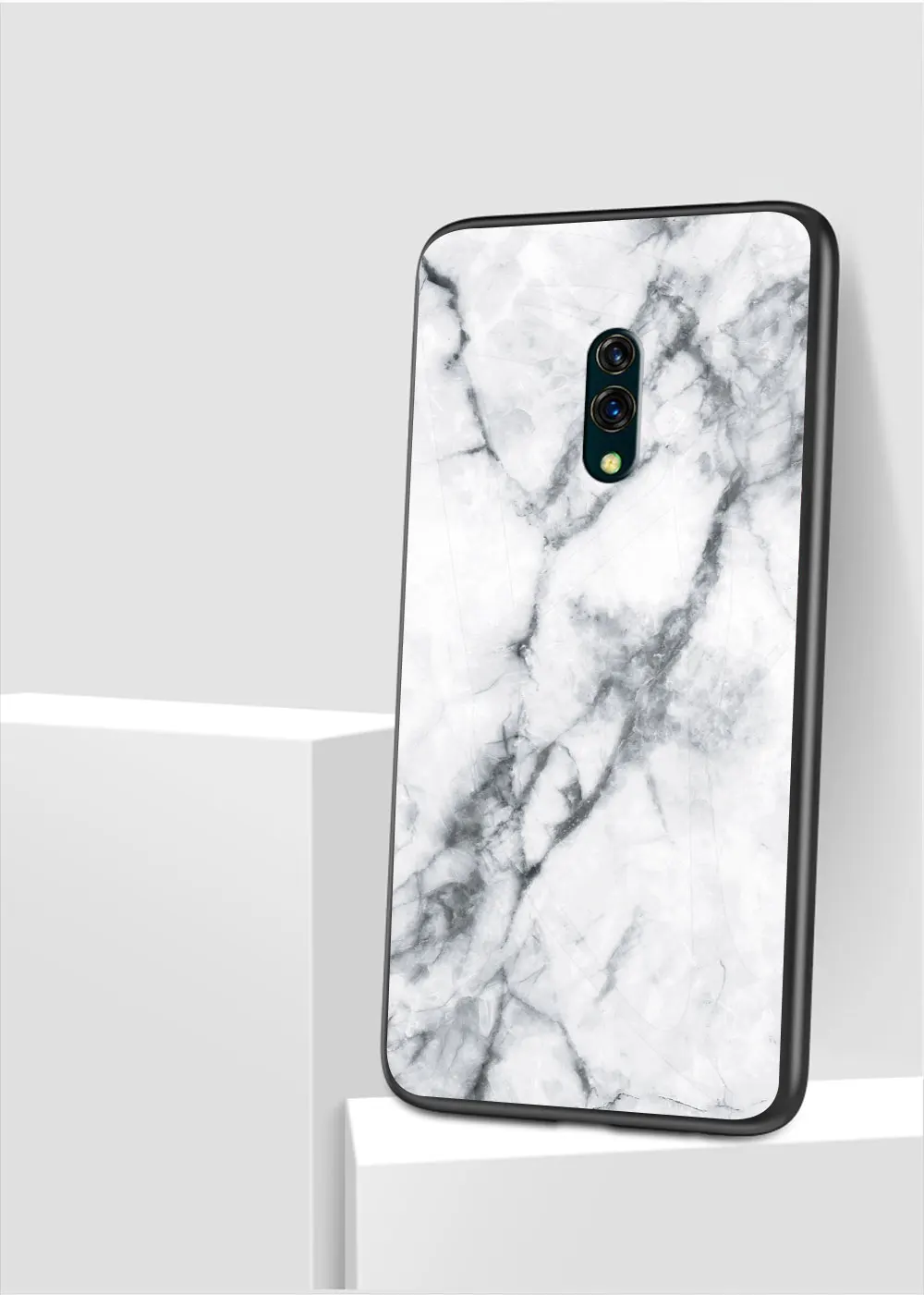 Для Oppo Realme X чехол для телефона 6,5 дюймов мраморный жесткий чехол из закаленного стекла для Oppo K3 чехол градиентная защитная задняя крышка для телефона