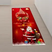 Фланелевый коврик с мультимультипликационным рисунком, удобный праздничный декоративный мягкий Рождественский домашний Рождественский Коврик для двери, ковер, напольный коврик