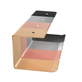 

Aluminum Alloy Headphone Holder Under Desk Stand Hanger Wall Mounted Earphone Headset Storage Rack for Home Office