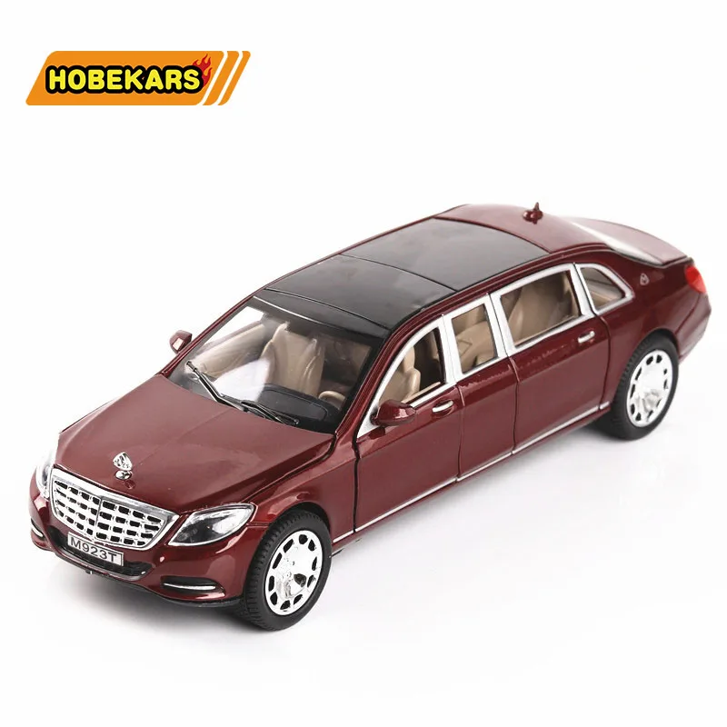 Высокая имитация литья под давлением 1/24 Bens S600 модель игрушечного автомобиля из