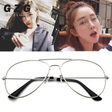 Прозрачные очки, ретро очки, металл, золото, близорукость, очки для женщин и мужчин, оправа для очков, оптические очки, оправа, прозрачные линзы