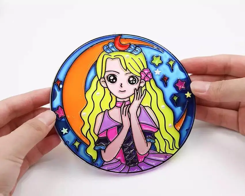 Ecai Catch Dream Wind Chime Дети DIY раскраска Краска Граффити самодельный Ловец снов детский креативный ручной работы