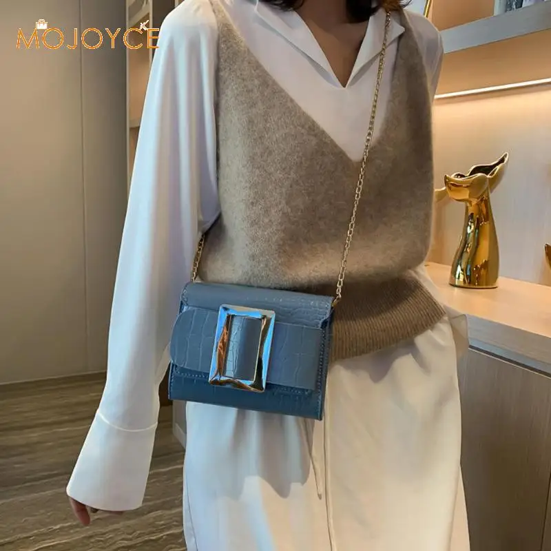 Каменный узор мини сумки через плечо для женщин 2019 качество PU кожа дамы цепи