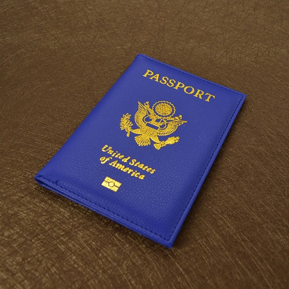 Мягкий чехол для паспорта из искусственной кожи США подгонянный Держатель