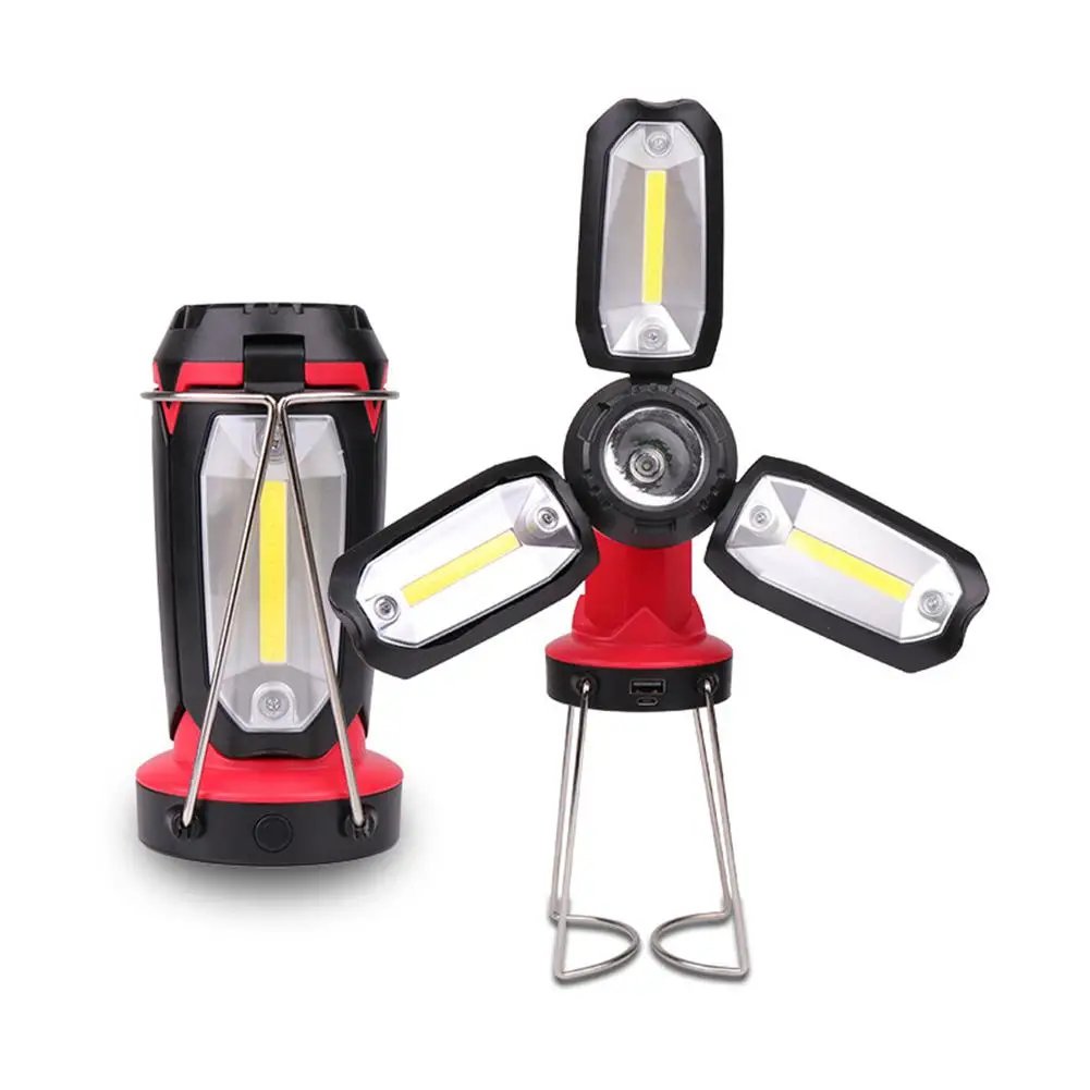 

HobbyLane Multifunction Chargeable COB Light LED Flashlight Camping Light 6 Lighting Modes Deformable Fancy Lighting USB Cable