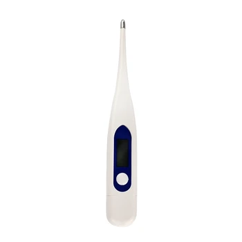 

Digital LCD Thermometer White&Blue Body Safe Electronic Thermometer for Oral and Armpit Armpit Temperature Measurement