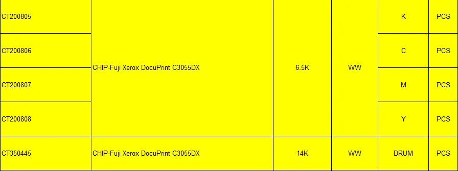 Барабанный чип для Fuji для Xerox DocuPrint C3055DX картридж для принтера заправка сброса 14K с более низкой скидкой