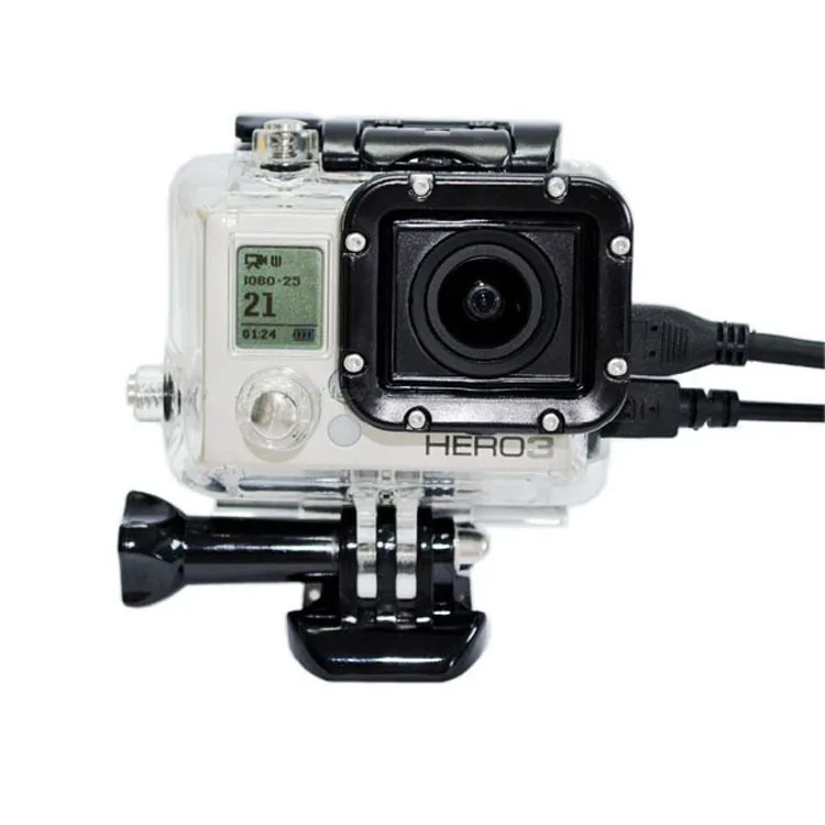 

GoPro Hero 4/3 +/3 Protective Shell Back/Side Opening Recording Heat Dissipation Effect Better