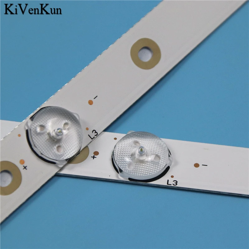 Faixas de Led para Retroiluminação de tv para Prestigio Embutido e Tamanhos de Led Ms-l1343 v2 Cabos de computador e conectores - Imagem 2