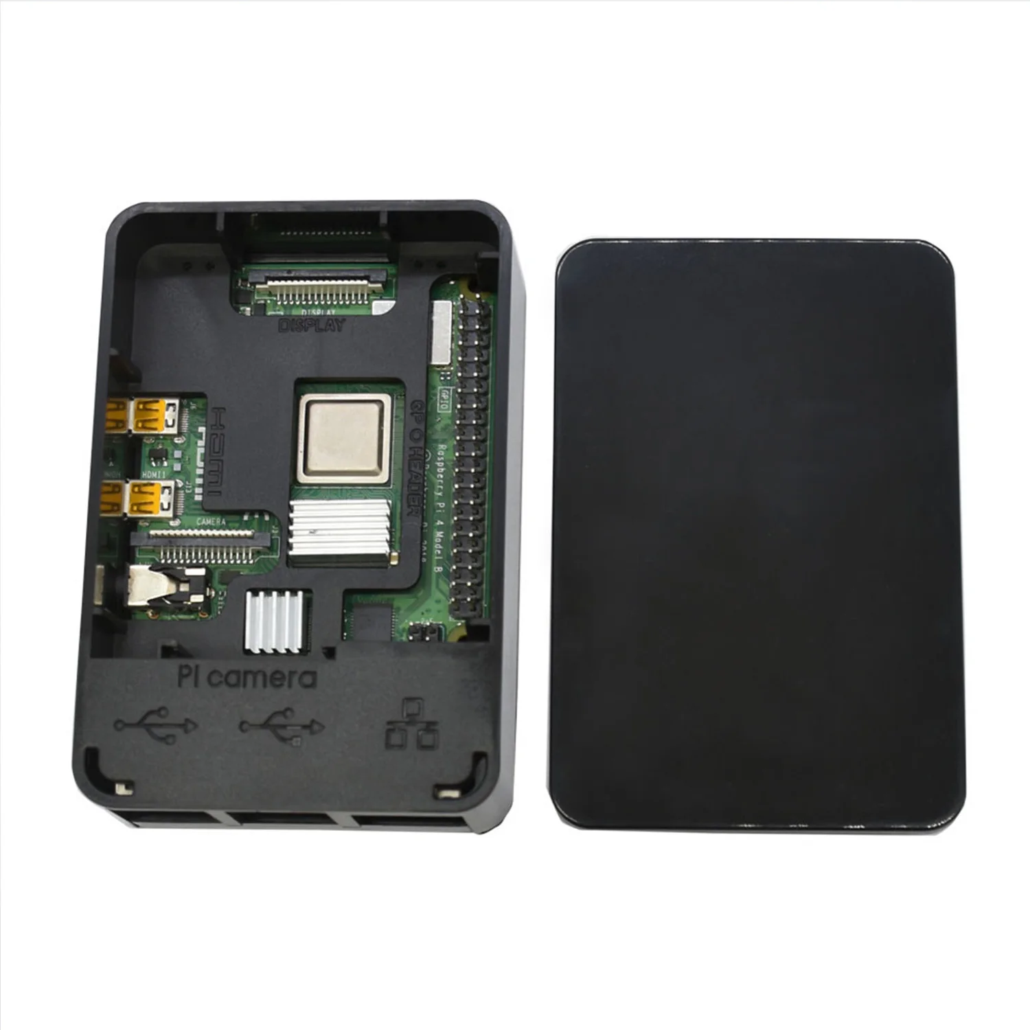 Горячий Защитный чехол Корпус с светодиодный портами Обновлен для Raspberry Pi 4 абсолютно и высококачественный