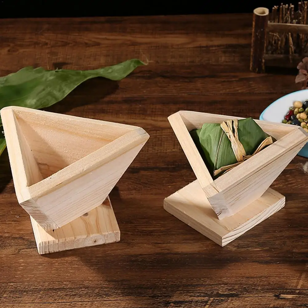 Деревянная форма Zongzi треугольный рисовый шар инструменты сделай сам для суши