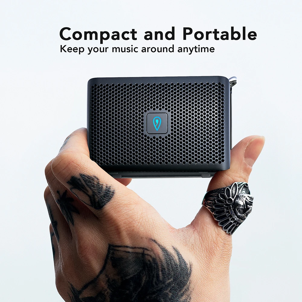 Портативная Bluetooth Колонка DOSS Genie IPX4 миниатюрная Беспроводная колонка стерео со