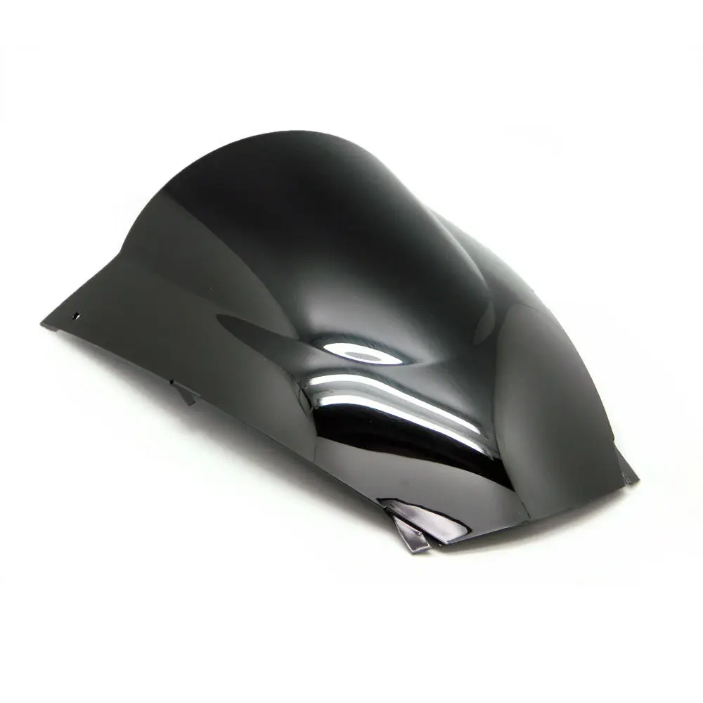 

Motorcycle Black Double Bubble Windscreen Windshield Screen ABS Shield Fit For Kawasaki Ninja ZX12R 2002-2005