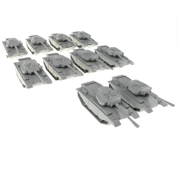 

Army Base Set Accessories -Plastic Blockhouse Medium Tank Model Kits–Grey