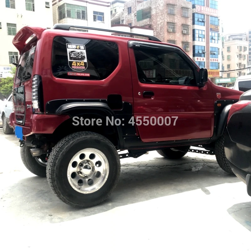 ^Cheap UBUYUWANT ABS Material Car Spoiler For Suzuki JIMNY 2012 2013 Primer Color Tail Wing Decoration Rear Spoiler with light ^Cheap UBUYUWANT ABS Material Car Spoiler For Suzuki JIMNY 2012 2013 Primer Color Tail Wing Decoration Rear Spoiler with light