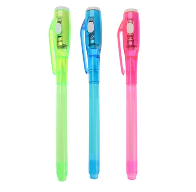 Fluorecesent Pen Волшебный светодиодный световой доска для рисования с флуоресцентная ручка для рисования граффити планшет для рисования неограниченное количество Применение живопись для лучшие подарки для детей - Цвет: Fluorecesent Pen