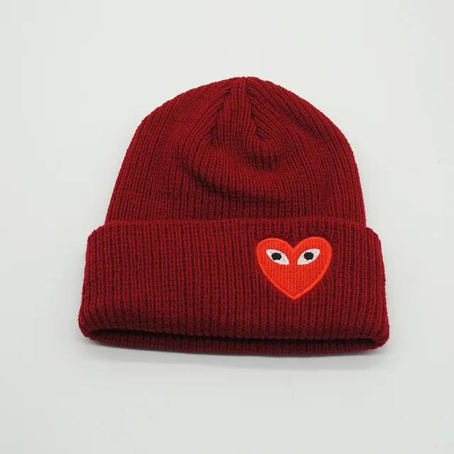 CDG Hat Girls Autumn Female Beanie Caps 