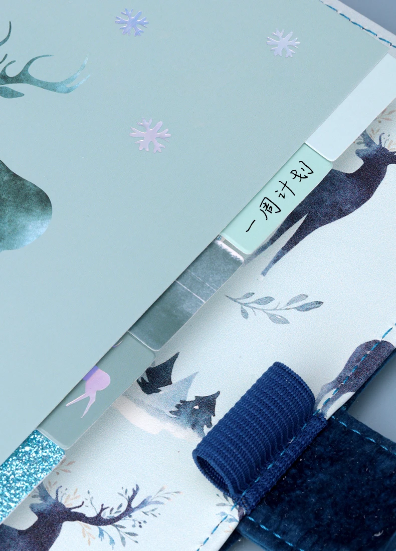 Never Cute A6 спиральный блокнот ежедневный книжный указатель страниц планировщик разделители закладки внутренняя бумага рождественские подарочные канцелярские принадлежности