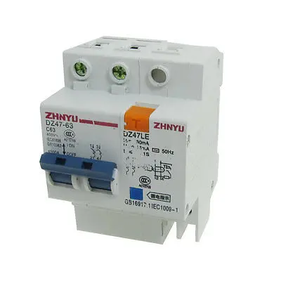 

NO/OFF Switch Double Poles 400V Earth Leakage Circuit Breaker