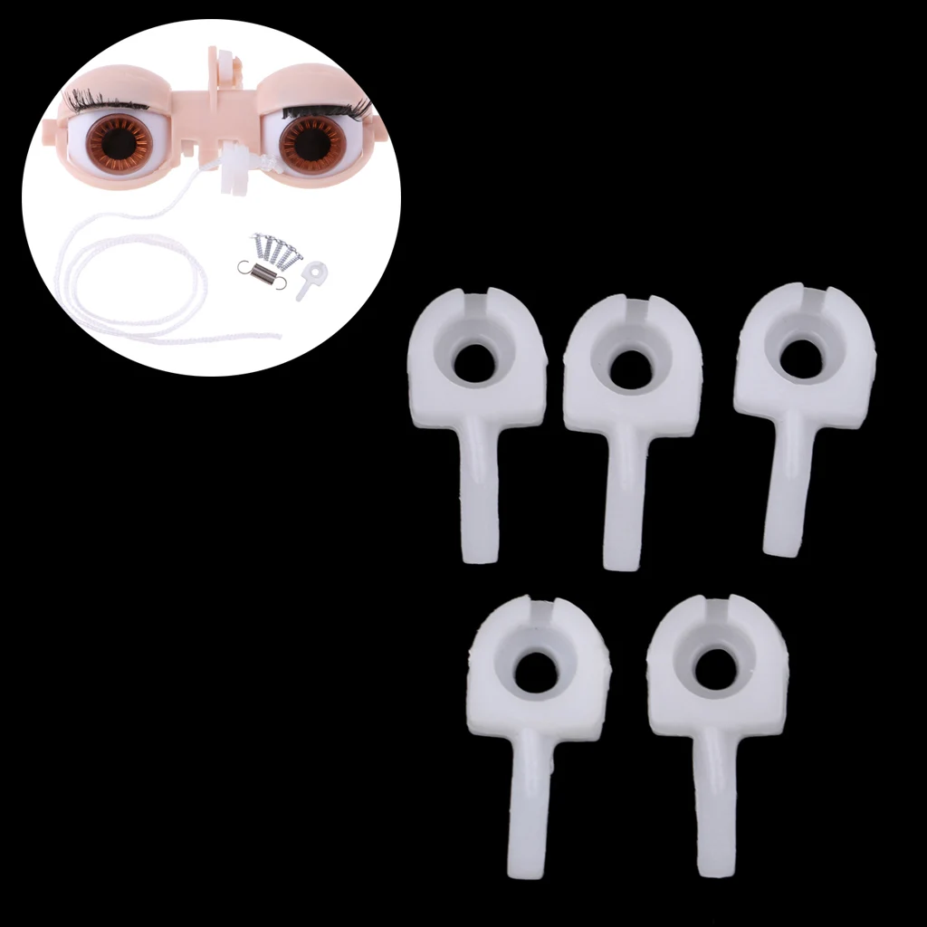 5Pcs Eye Mechanism T Fixer Bar for 12 inch Neo for baby for Azone Doll Custom - Fixed Eye Mechanism Inside Face Shell