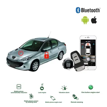 

Car Alarms Mobile Phone Control Keyless Entry System Automatic Trunk Opening Alarme Auto Central Locking Remote Start
