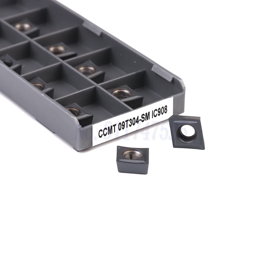 10PCS CCMT09T304 SM CCMT09T308 IC907 IC908 Internal Turning Tools Carbide Blades turning Inserts CNC Lathe Tool Cutting | Инструменты