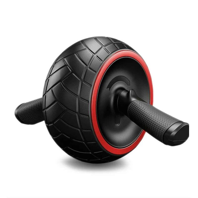 

Rubber Power Roller Abdominal Wheel Mute Fitness round Exercise Sports Fitness Equipment Household Belly Control Belly Holding R