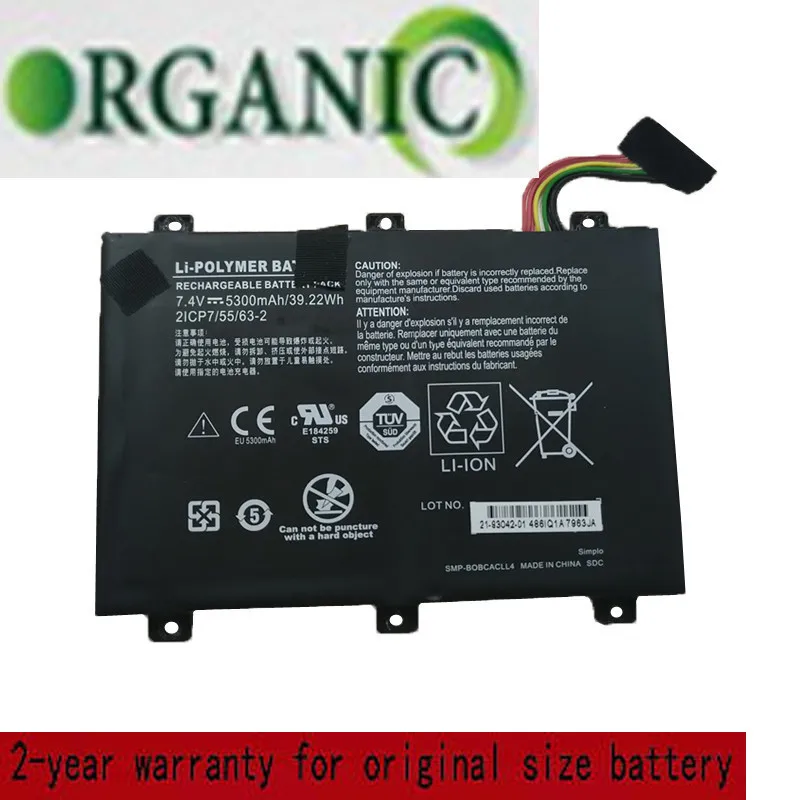 Аккумулятор для ноутбука xplore ix101B1 IX101B2 7 4 В 5300 мА · ч 93042 Вт | Компьютеры и офис