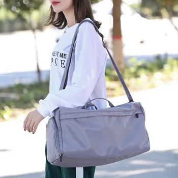 

2020 new training yoga bag female leisure travel bag portable luggage sports fitness bag suitcases and travel bags