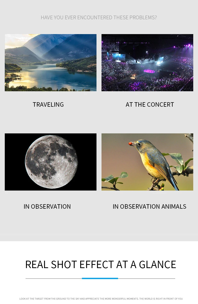 Мощный Монокуляр 18x62 HD Vision телескоп водонепроницаемый дальний фото телескоп для кемпинга наблюдения за птицами день и ночь