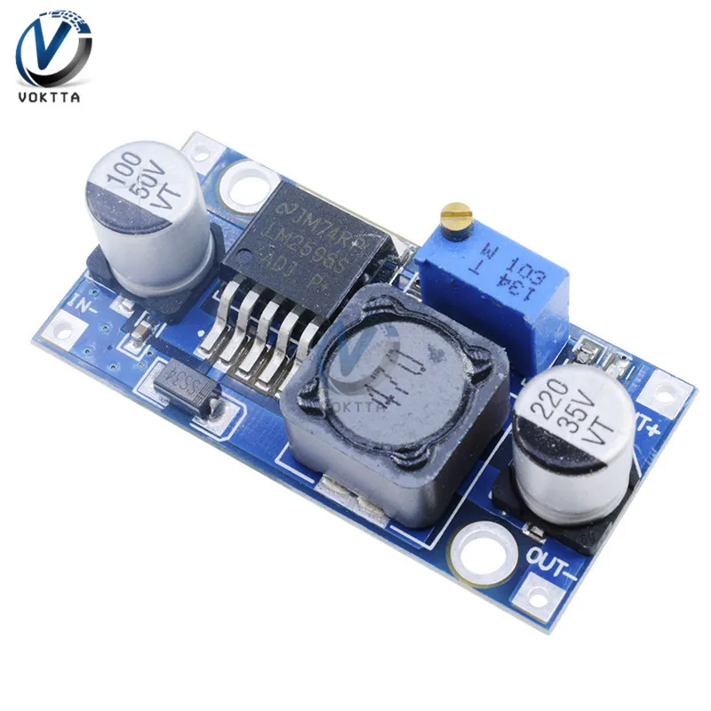 5 шт. DC-DC понижающий модуль LM2596S LM2596 3,2 V-40 V до 1,25 V-35 V Регулируемый Питание понижающий преобразователь Напряжение Регулятор модуль