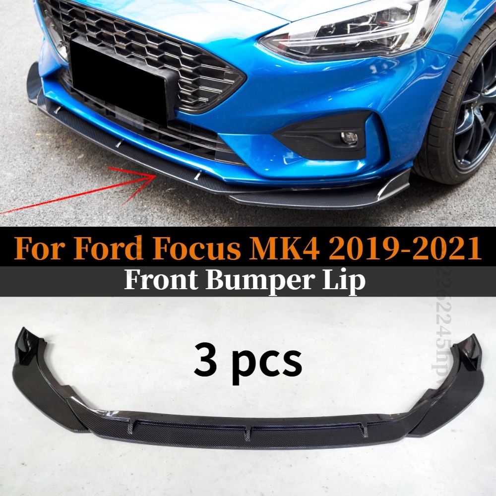 For Ford Focus MK4 Front Bumper Lip 2019-2023 Universal style