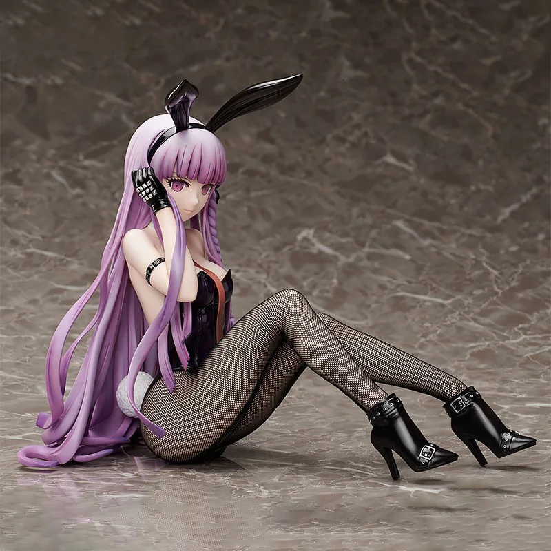 new 22cm Freeing Danganronpa Kyoko Kirigiri Bunny Ver. PVC Action Figure Anime Figure Model Toys Sexy Girl Collection Doll Gift