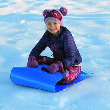 

Snow Sled Cold Resistant Portable Roll Up Sand Grass Rolling Slider Pad Board Toy For Adult Children