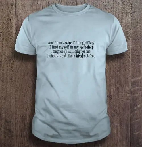 

Sia Lyrics Bird Set Free Tshirts