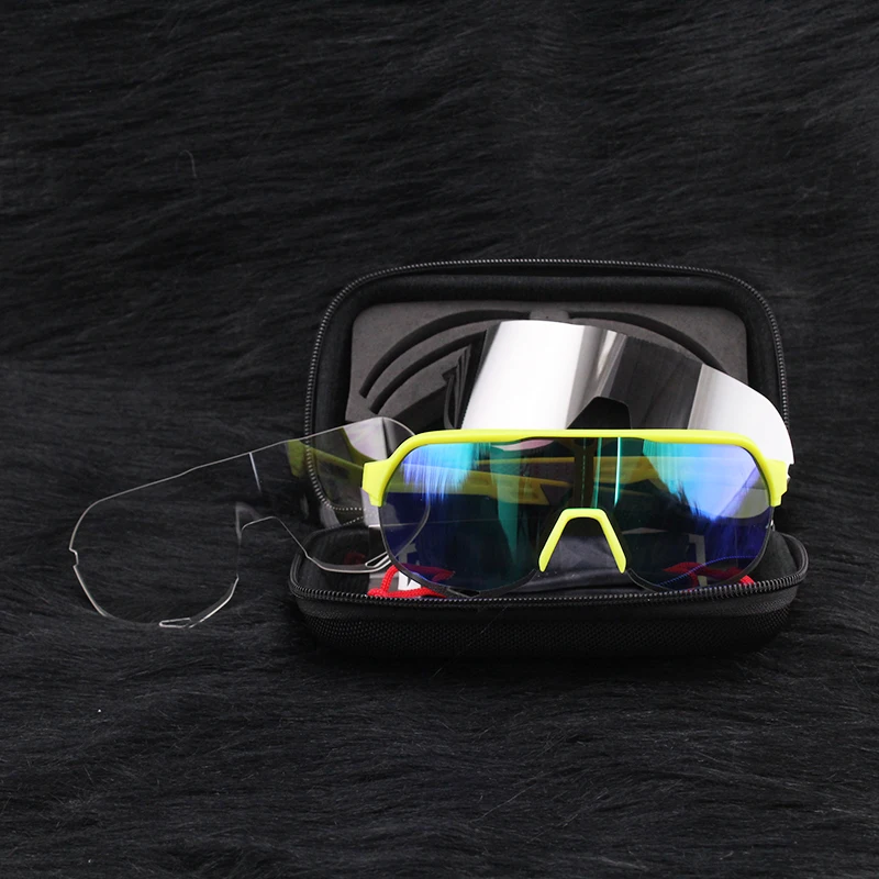 S2 S3 RACETRAP, 3 линзы, поляризационные, для спорта на открытом воздухе, для велосипеда, солнцезащитные очки, Gafas, MTB, для велоспорта, очки, очки, Питер, мужские очки - Цвет: S2-4