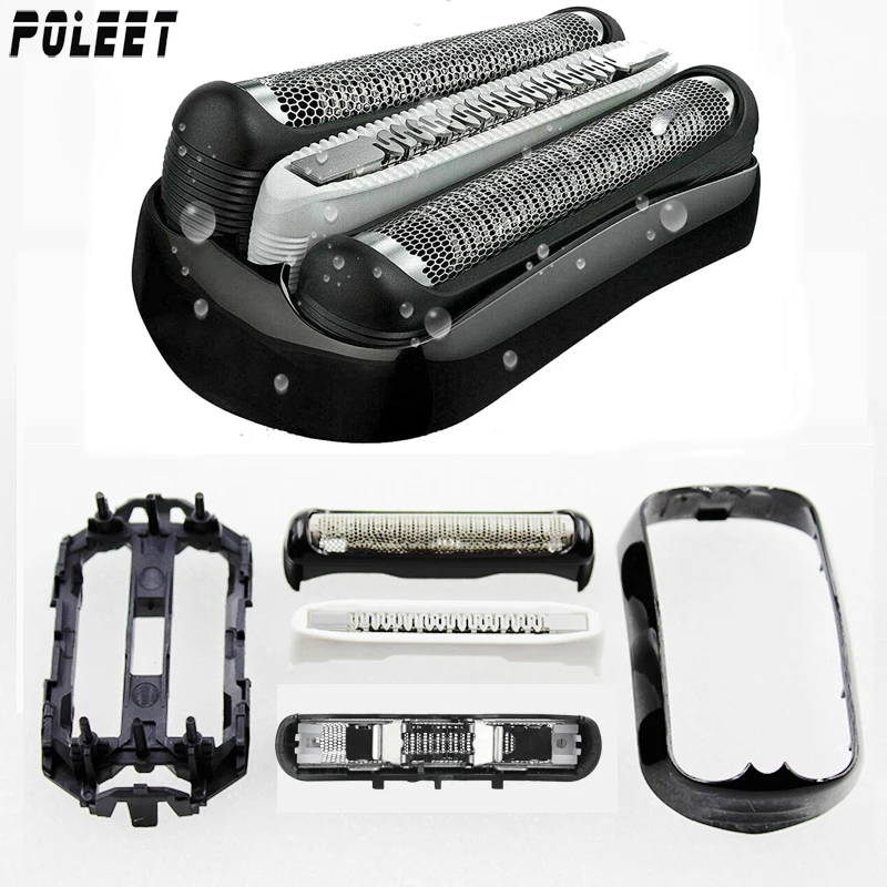 Poleet сменная бритвенная головка 32B 32S 21B для Braun Cruzer6 Series 3 301S 310S 320S 360S 3000S 3010S 3020S 350CC бритвенное лезвие