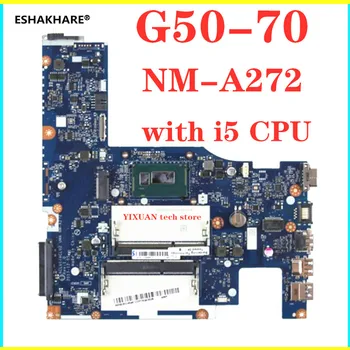 

Lenovo G50-70 laptop Motherboard ACLU1 ACLU2 UMA NM-A272 motherboard with i5 CPU tested good free shipping