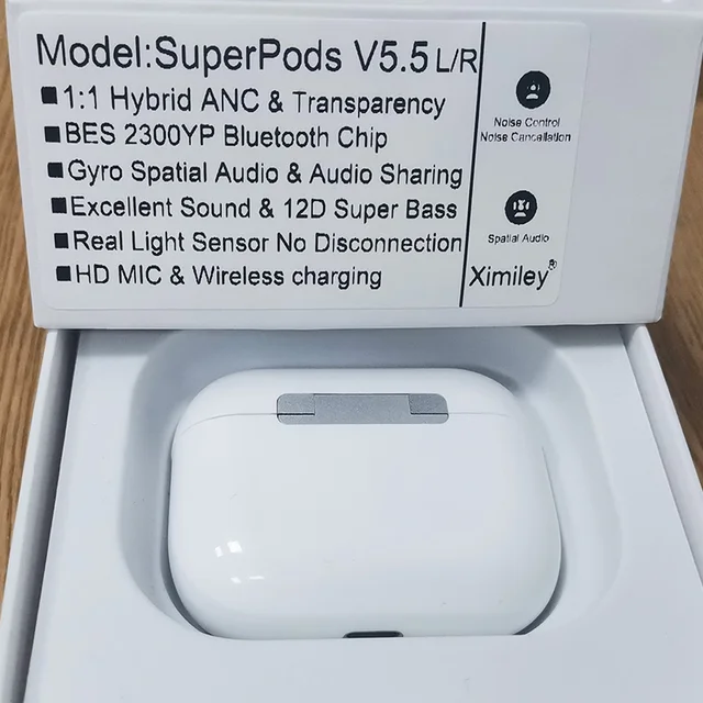 Superpods V7.5 V6.5 V5.5 Tws Hybird Anc 
