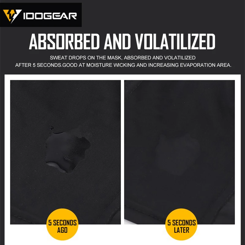 Тактическая Балаклава IDO GEAR сетчатая страйкбольная маска Полнолицевая