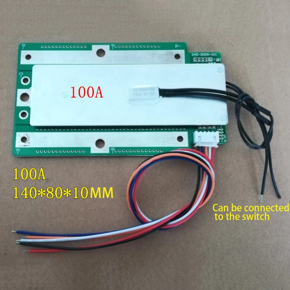 4S 100A 200A 300A 3,2 V LifePo4 Защитная плата 12,8 V автомобильный инвертор BMS PCB