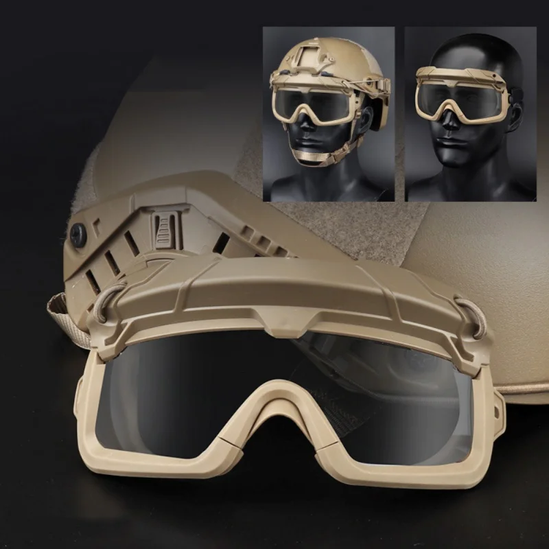 

Airsoft Hunting Glasses Goggles Shooting Glasses Windproof Wargame Goggles Helmet Eyewear Paintball Eye Protection Glasses