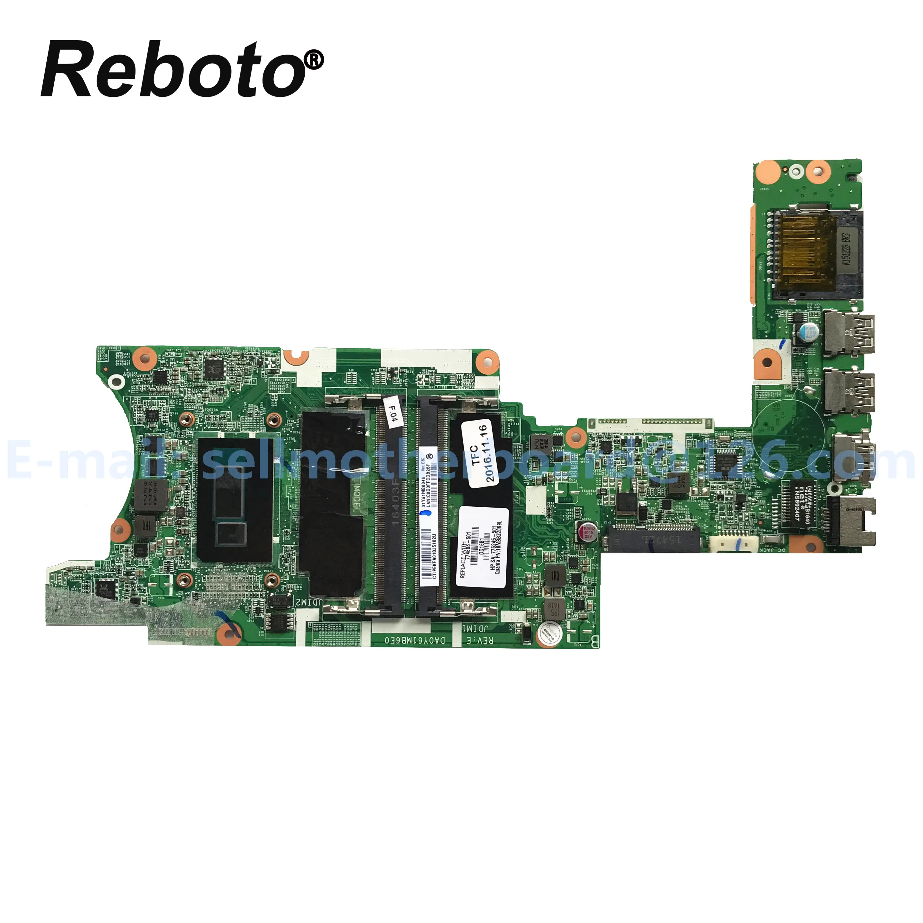 

FOR HP X360 15-U Laptop Motherboard 774606-501 774606-001 DAY61PMB6E0 With i5-4210U CPU DDR3L 100% Tested Fast Ship
