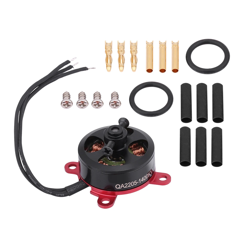 Puseky 1 шт. Puseky qx-motor QA2205 1400KV бесщеточный двигатель для F3P RC фиксированное крыло самолет