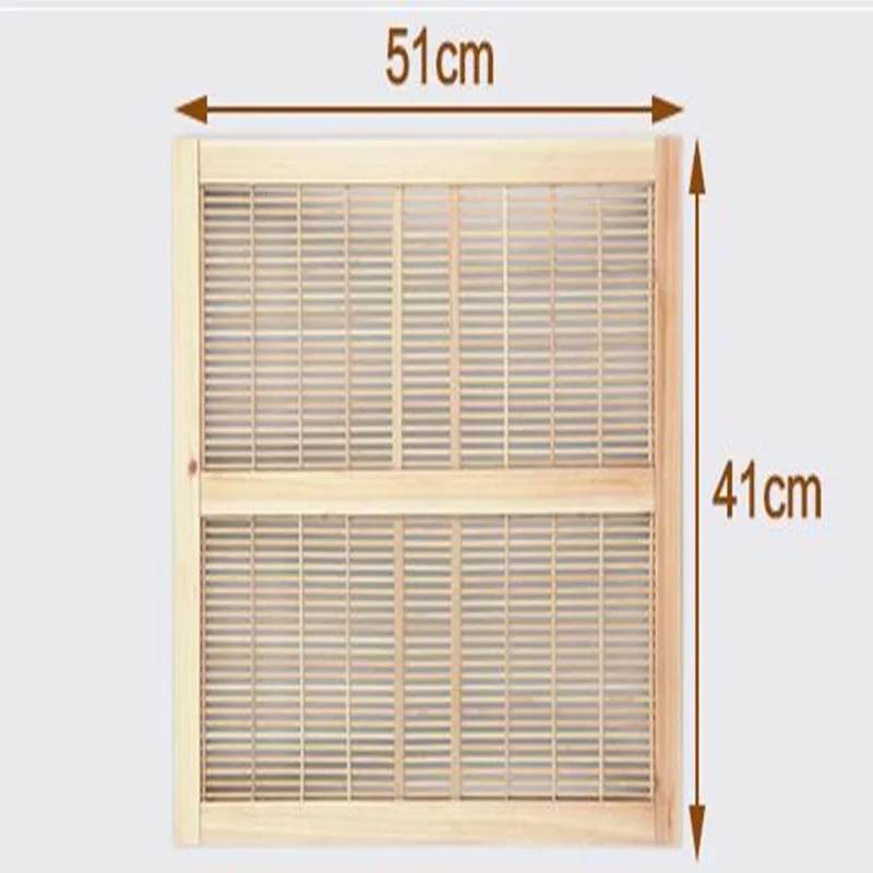 51*41cm Flat panel bamboo flat beehive isolation board bee king controller anti escape escape beekeeping tool D032