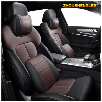 

ZHOUSHENGLEE Custom leather car seat cover For SUZUKI Swift S-CROSS SX4 Alto Alivio Vitara Wagon R liana JIMNY KIZASHI Grand Vit