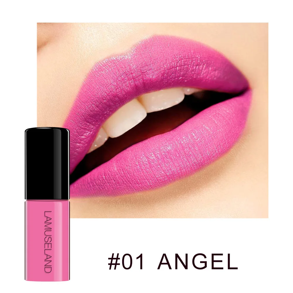 12 color women's professional lipstick 3D lip glaze moisturizing long-lasting lip gloss non-stick lip gloss makeup lipstick sexy - Цвет: 01