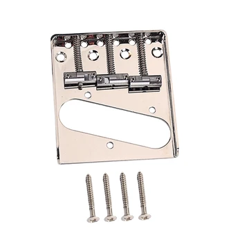 

1 Pc Guitar Bridge Titanium Alloy Vintage Style with Saddle Silver Guitar Bridge for Musical Instrument Guitar